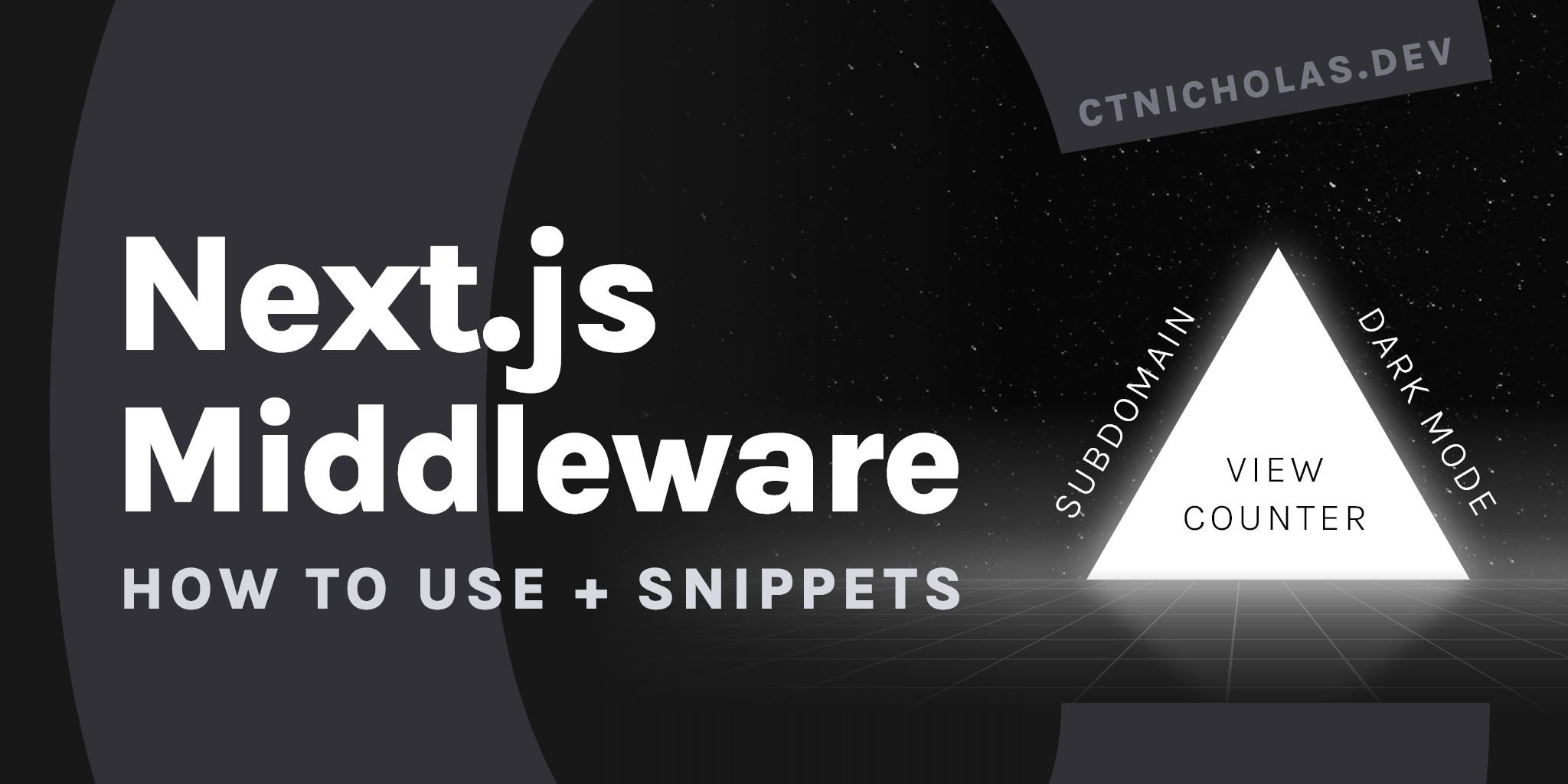 How to Use Next.js Middleware • CTNicholas
